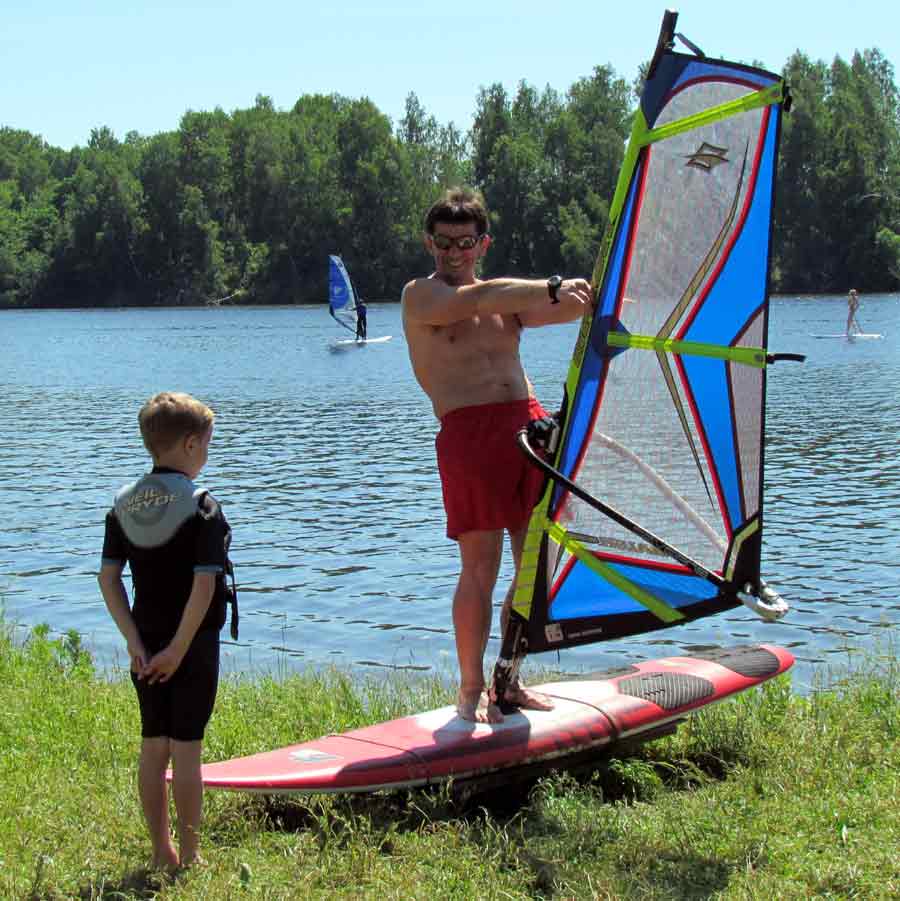 Детский виндсерфинг